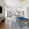 a room with a pool table and a tv